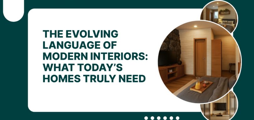 The Evolving Language of Modern Interiors: What Today’s Homes Truly Need