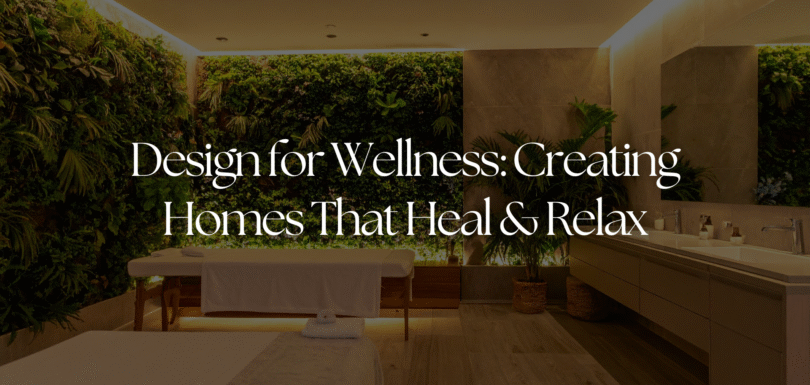 Design for Wellness: Creating Homes That Heal & Relax