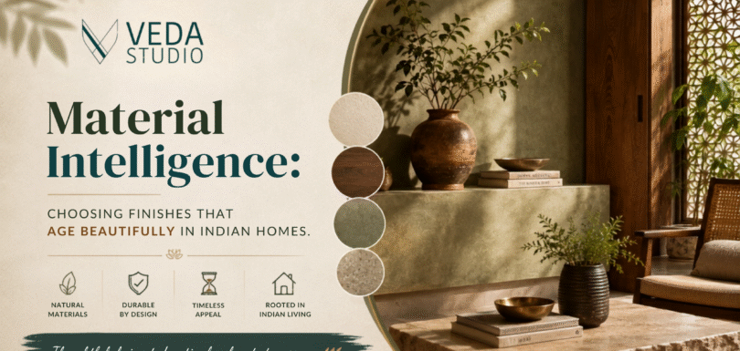 From natural stone to wood and matte finishes, discover how to choose materials that make Indian homes durable, elegant, and timeless.