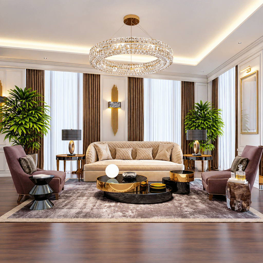 Veda Studio interior design banner comparing turnkey services with design-only interiors.